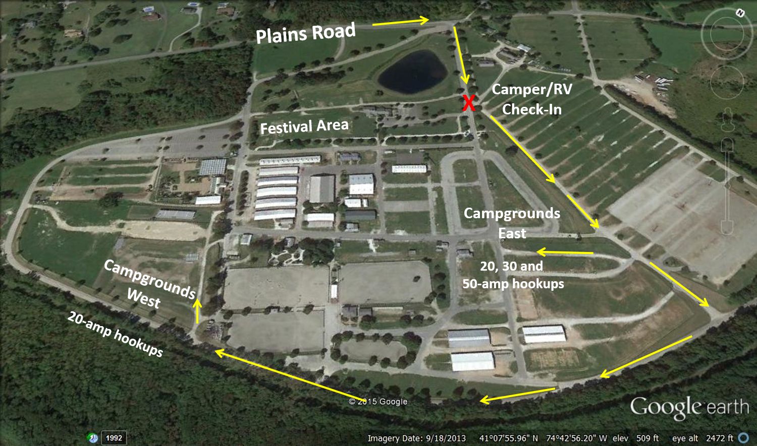 Campgrounds Map 2025